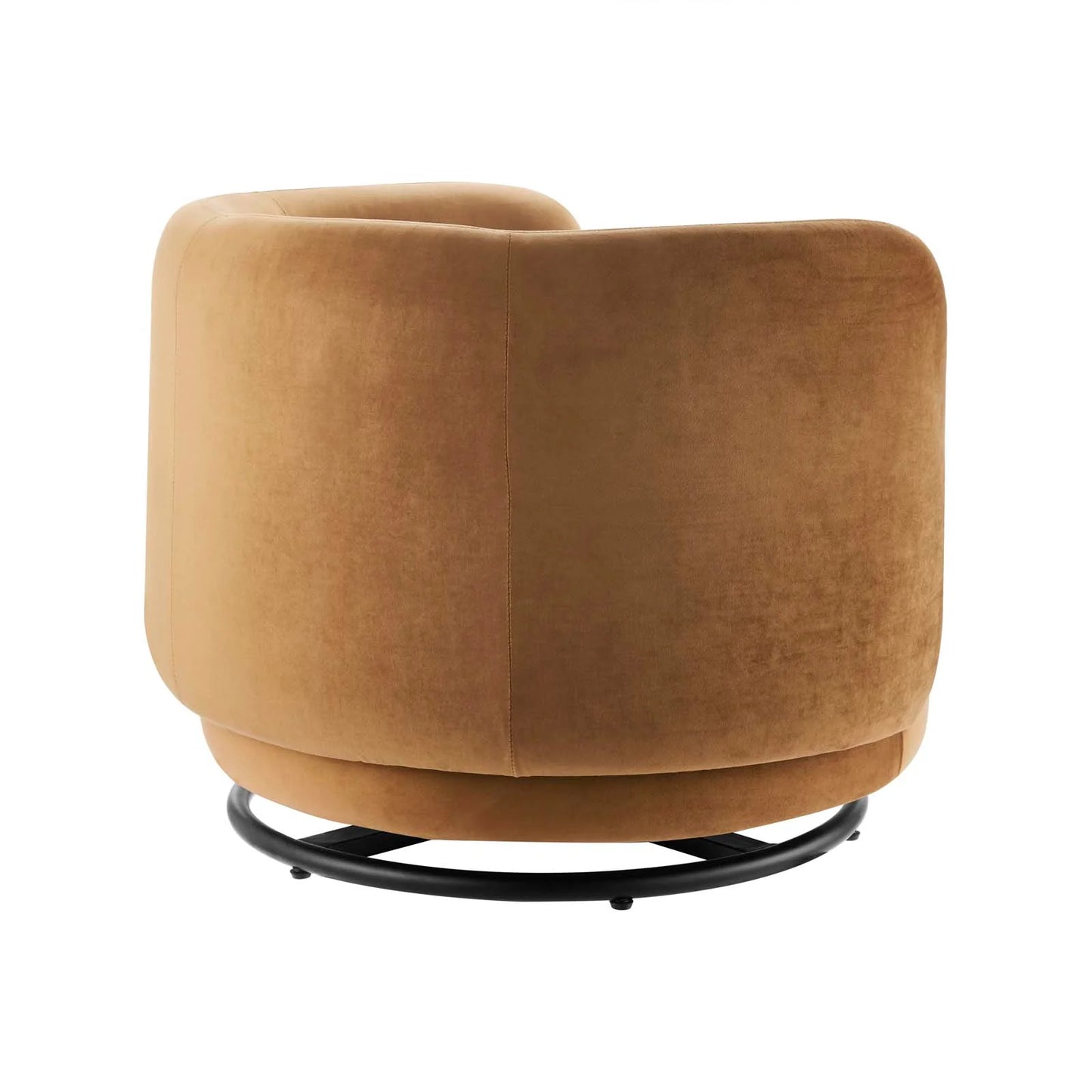 Zia Velvet Swivel Armchair