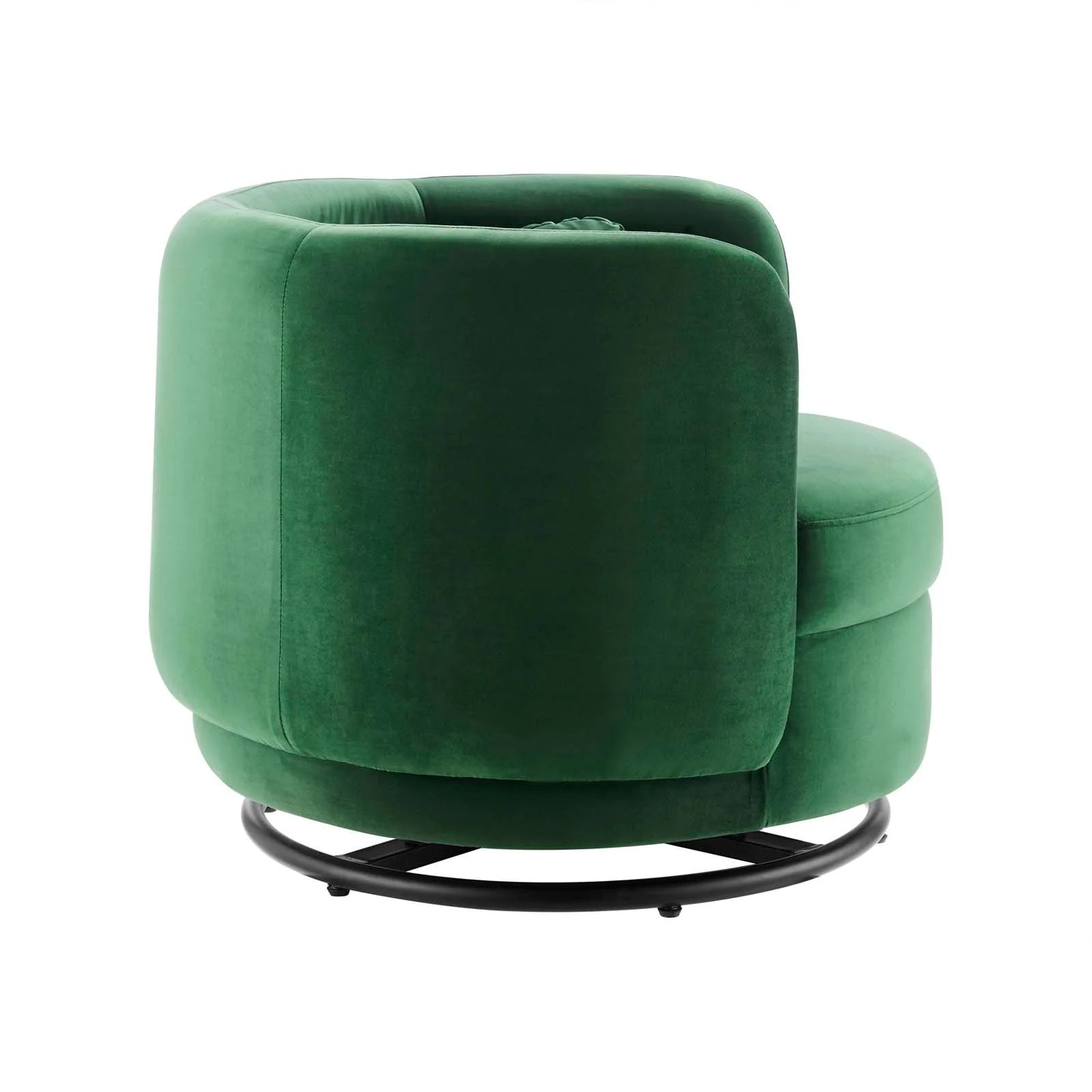 Zia Velvet Swivel Armchair