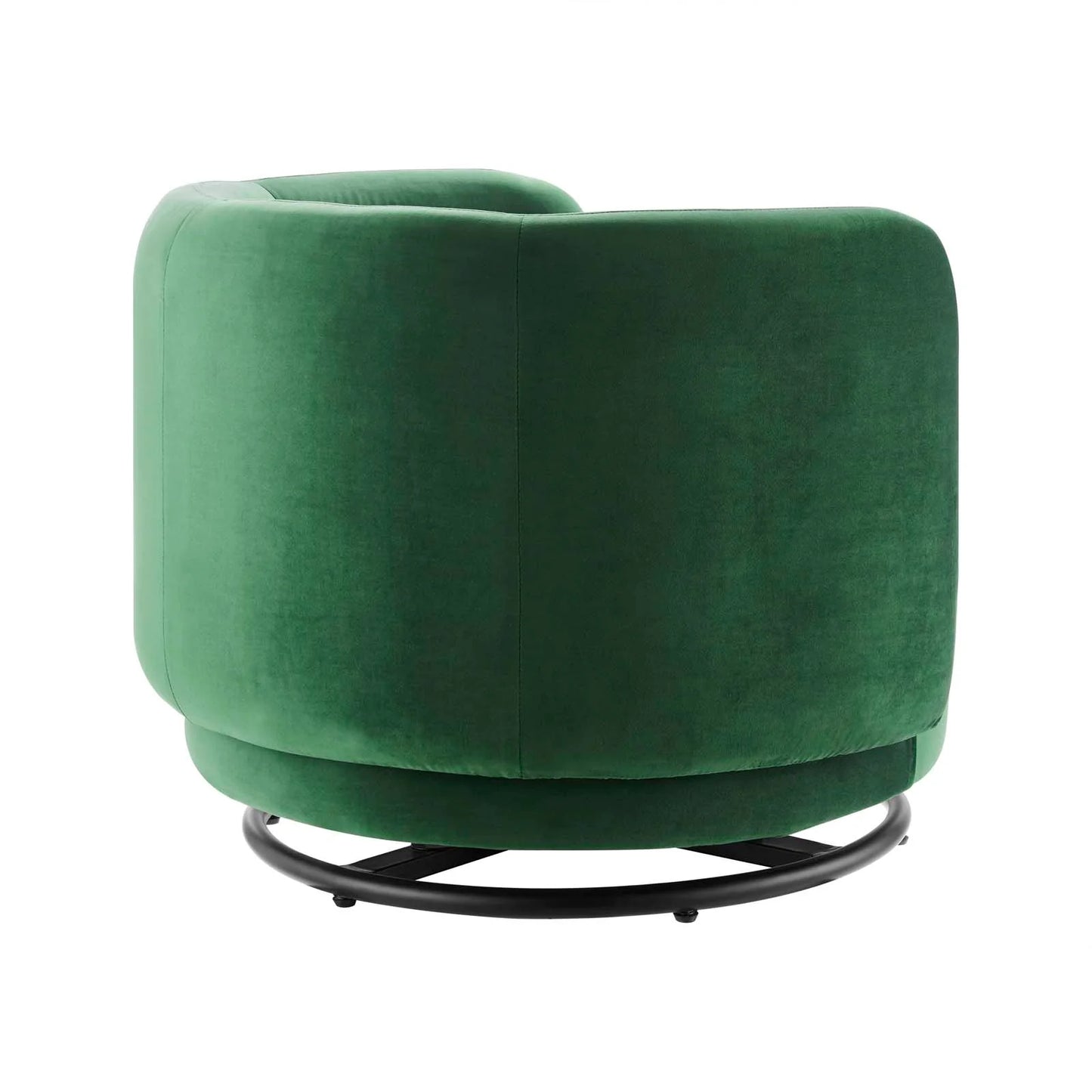 Zia Velvet Swivel Armchair