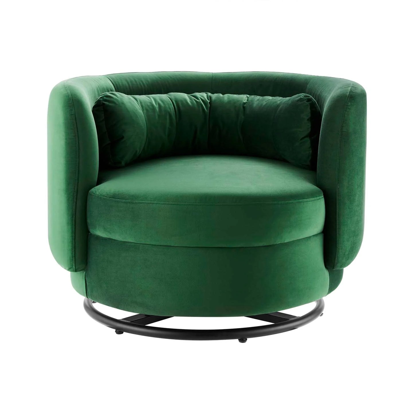 Zia Velvet Swivel Armchair