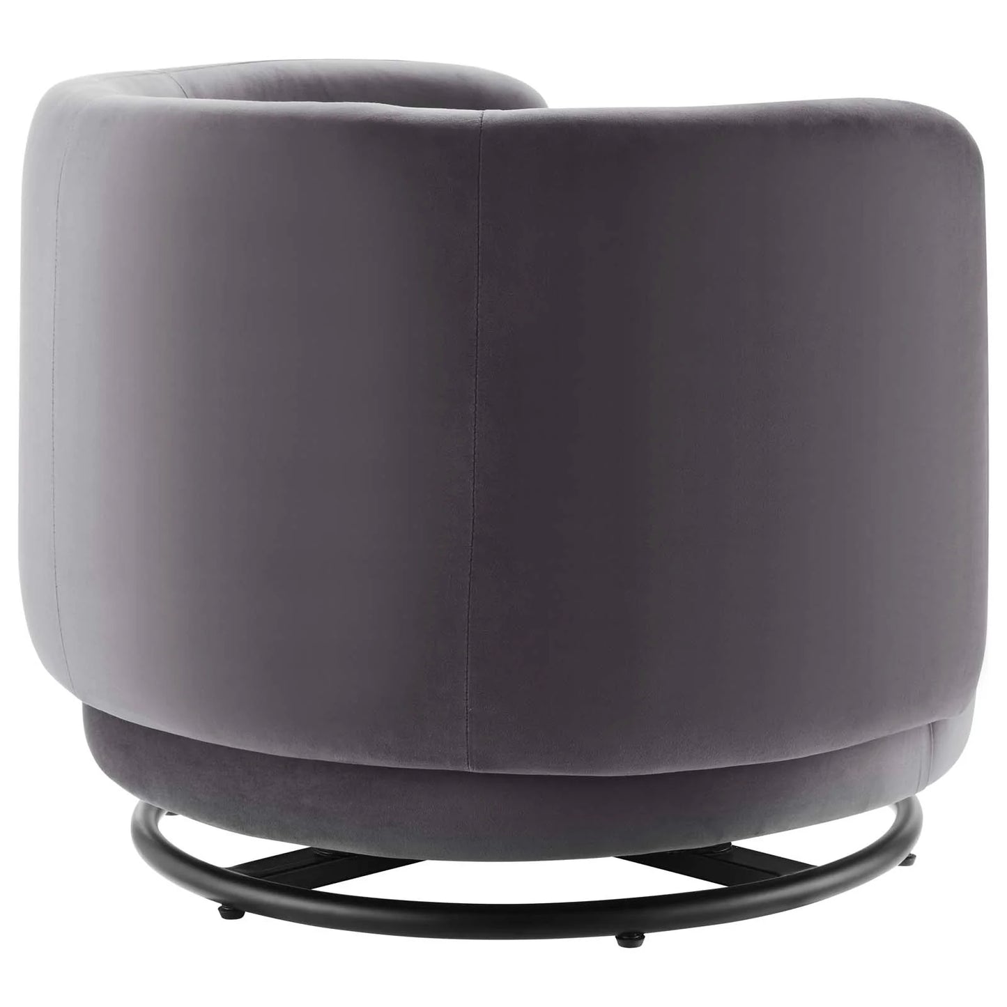 Zia Velvet Swivel Armchair