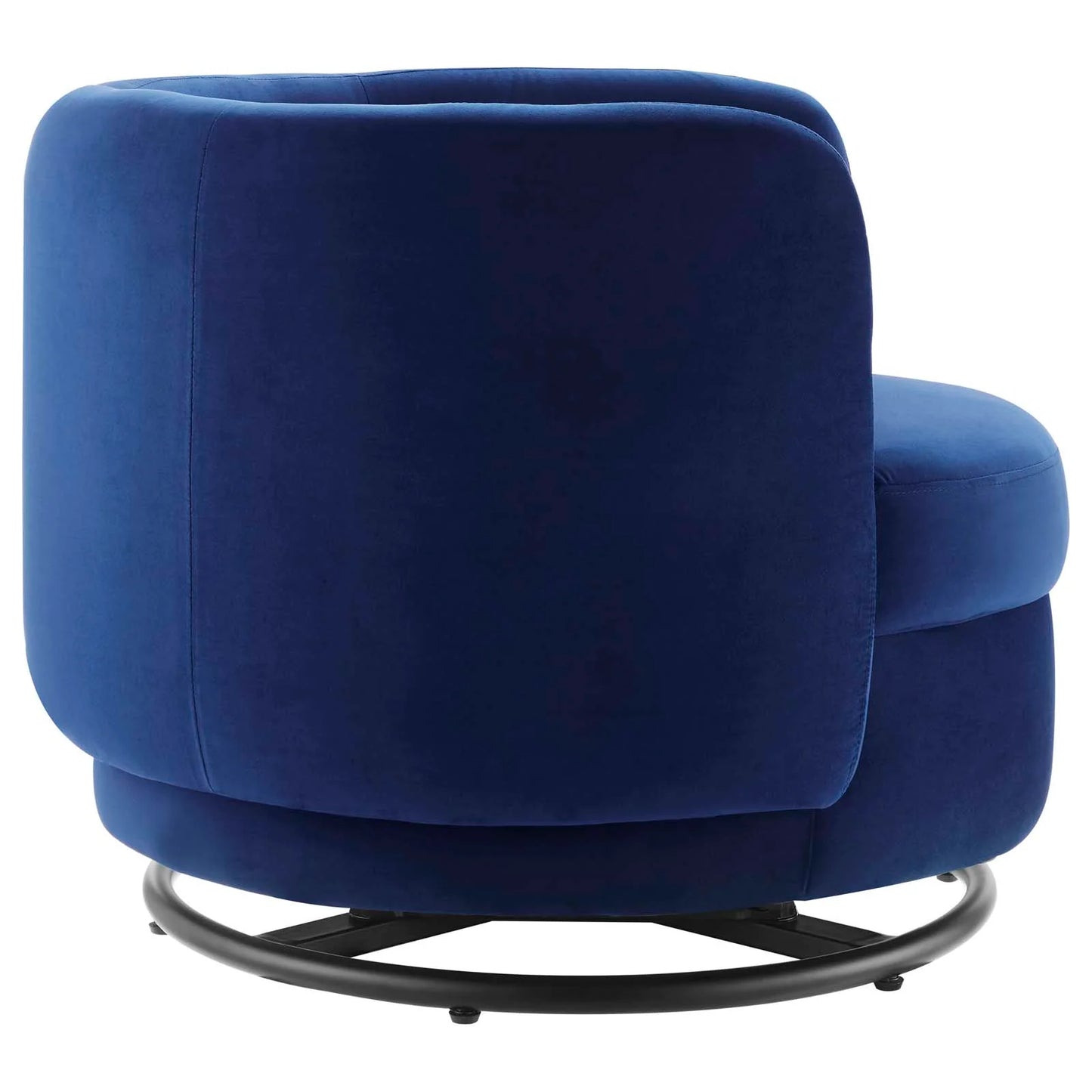 Zia Velvet Swivel Armchair