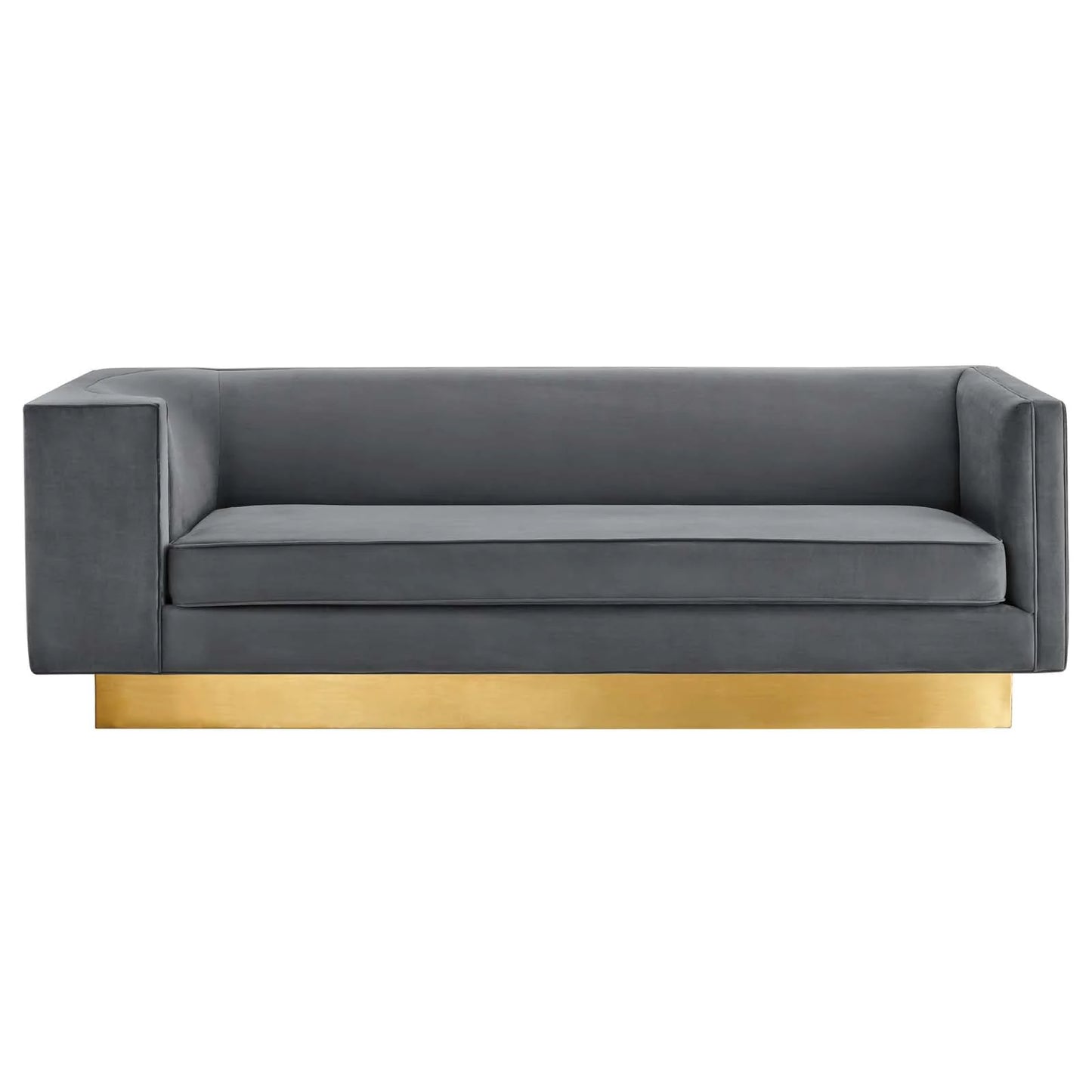 Eminence Upholstered Performance Velvet Sofa