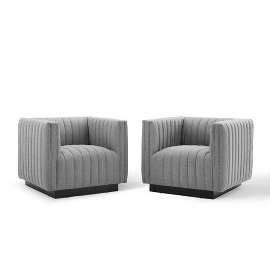 Pia Upholstered Armchair- Set of Two