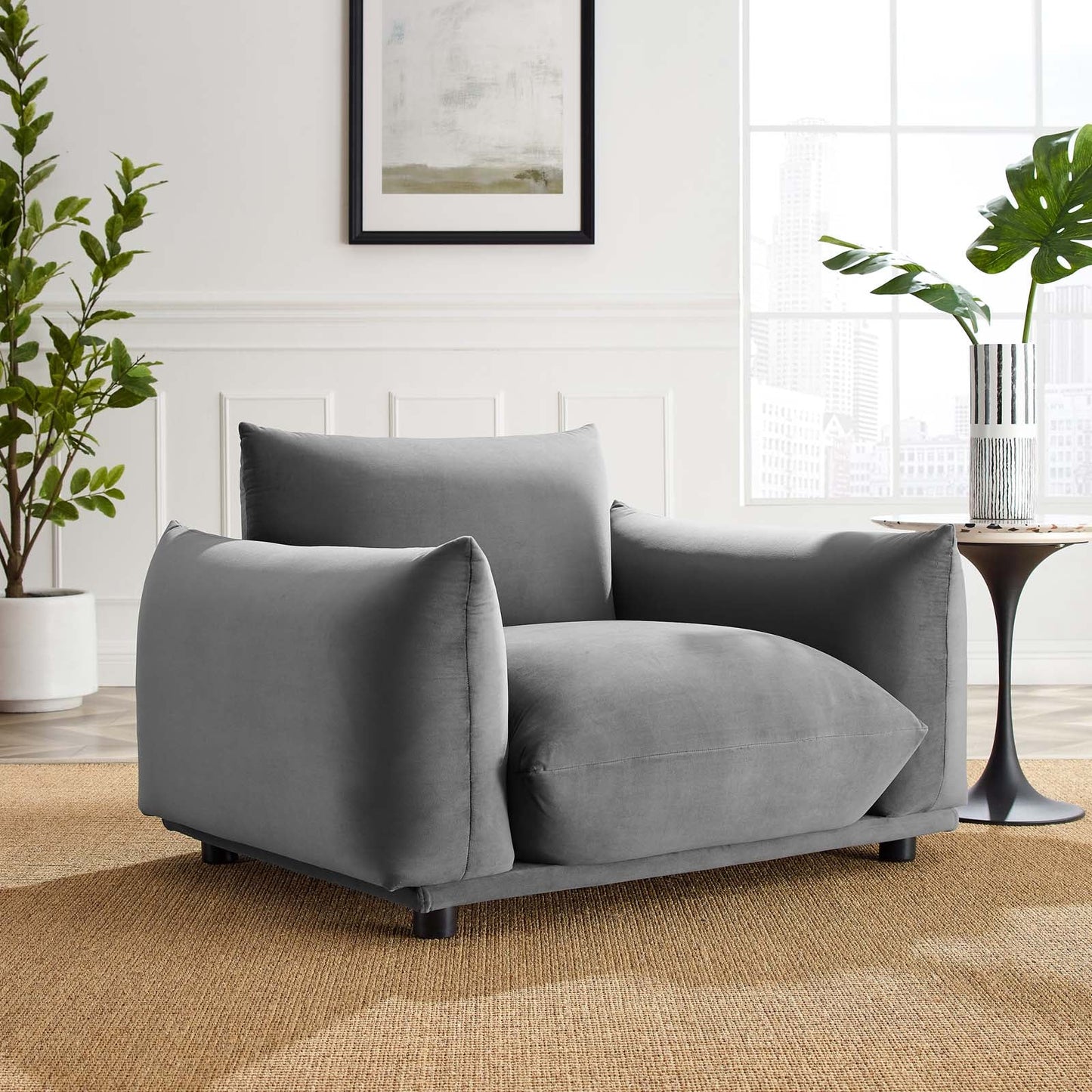 Ace Velvet Armchair