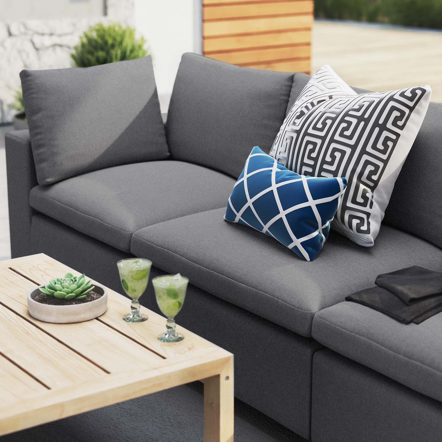 Commix Sunbrella® Outdoor Patio Sofa