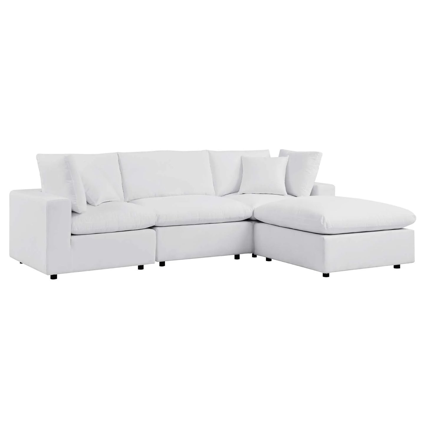 Commix 4-Piece Sunbrella® Outdoor Patio Sectional Sofa