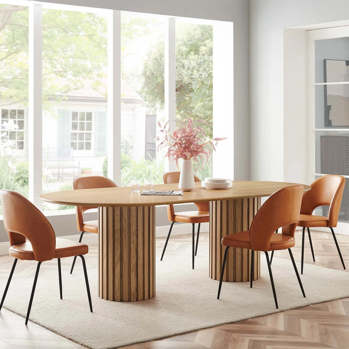 Senja 95" Oval Dining Table