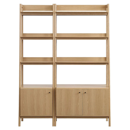 Bixby Wood Bookshelves - Set of 2
