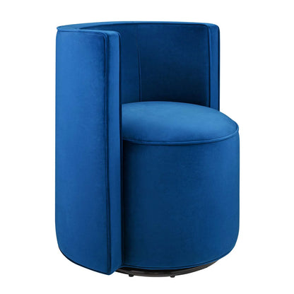 Dia Velvet Swivel Chair