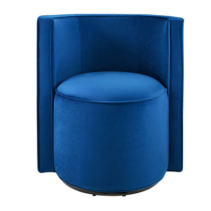 Dia Velvet Swivel Chair