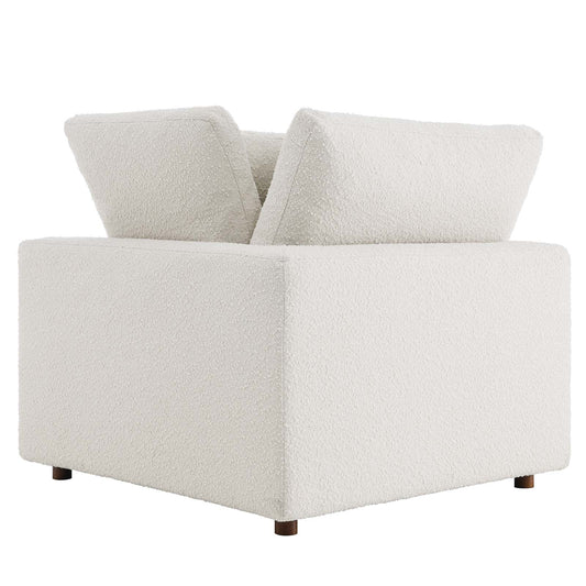 Tobi Overstuffed Boucle Corner Chair
