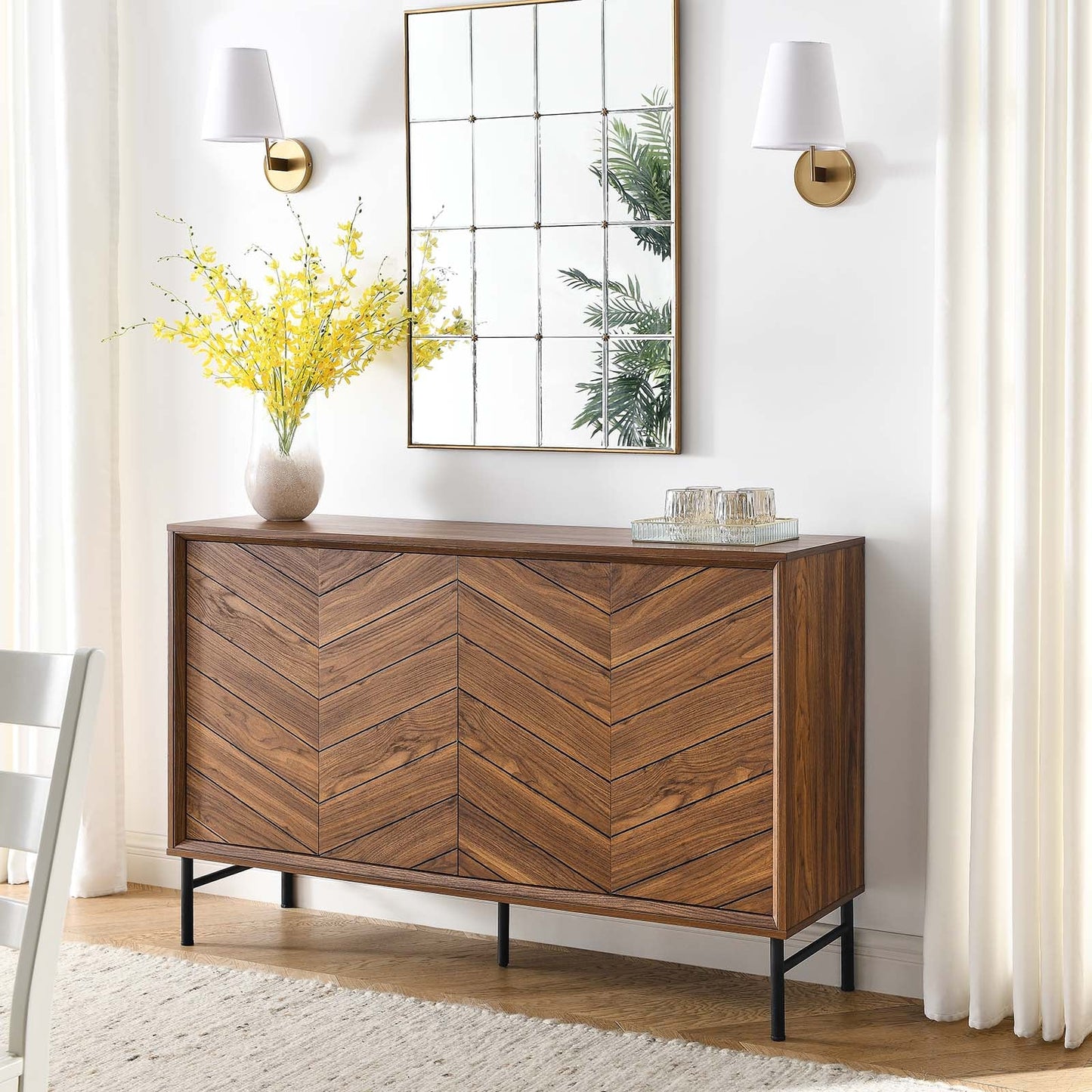 Harper Chevron Sideboard