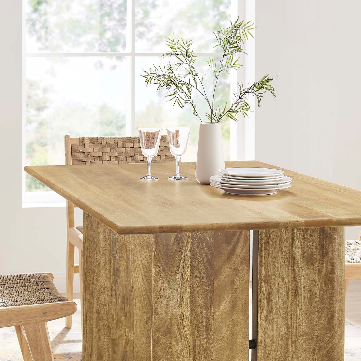 Amistad 60" Wood Dining Table