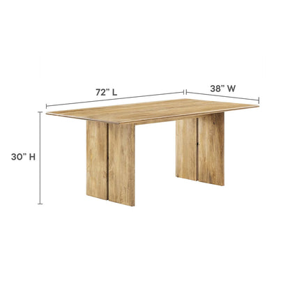 Kala 72" Wood Dining Table