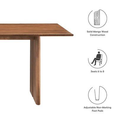 Kala 72" Wood Dining Table