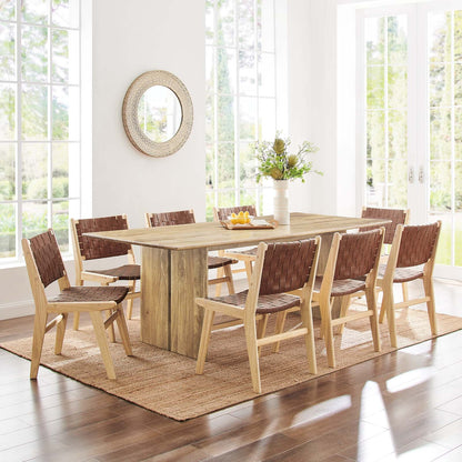 Kala 86" Wood Dining Table