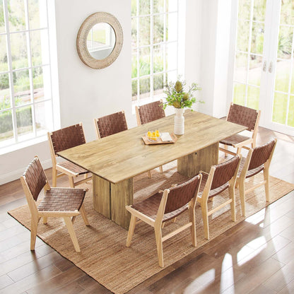 Kala 86" Wood Dining Table