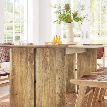 Kala 86" Wood Dining Table