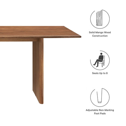 Kala 86" Wood Dining Table