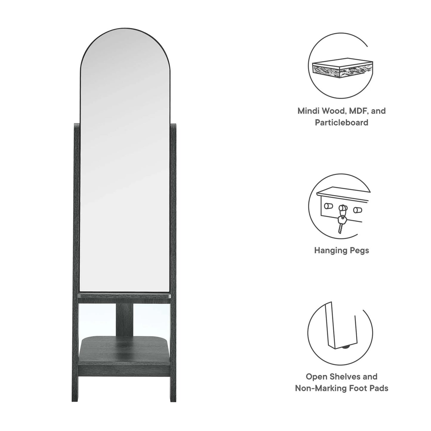 Ascend Standing Mirror