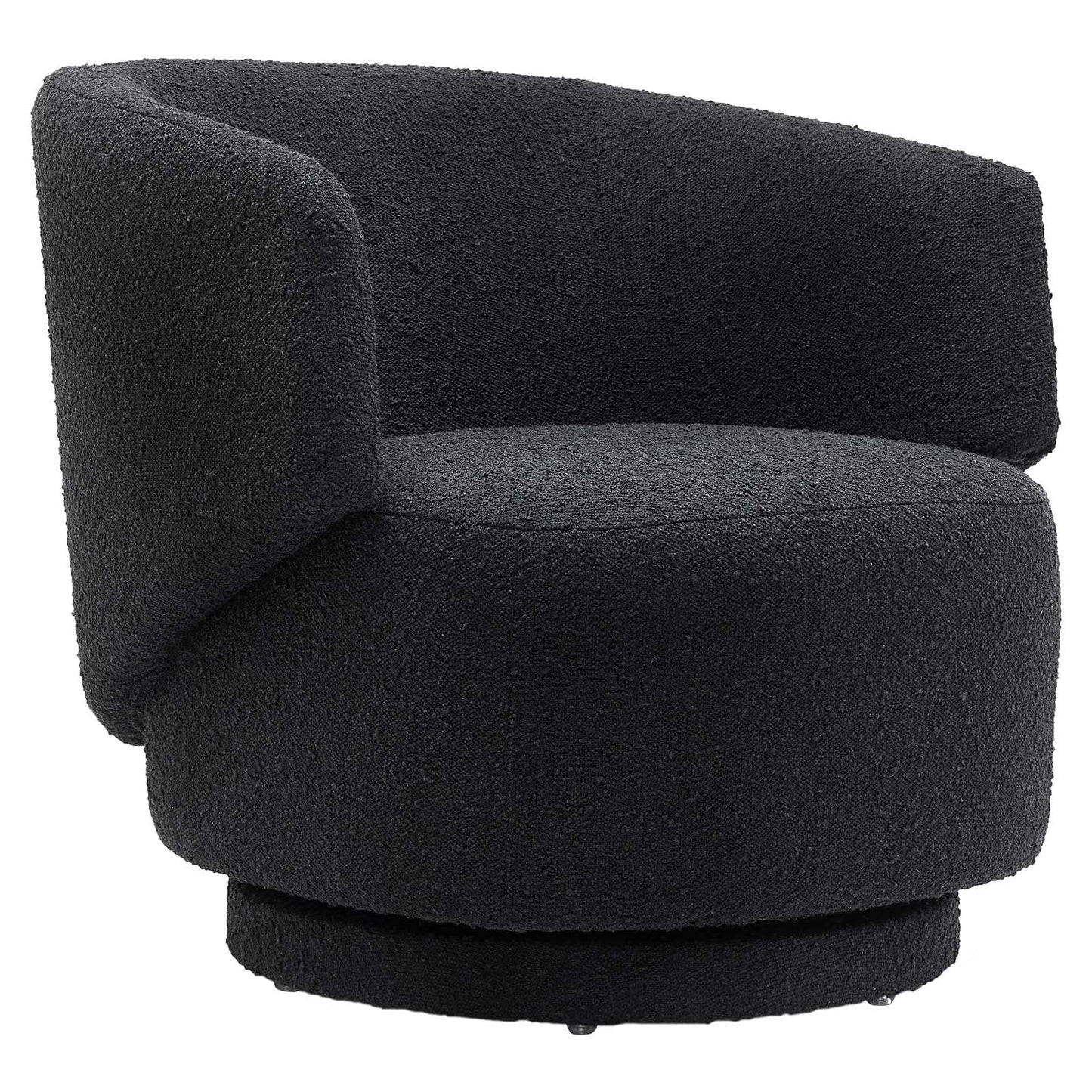 Riya Boucle Swivel Armchair