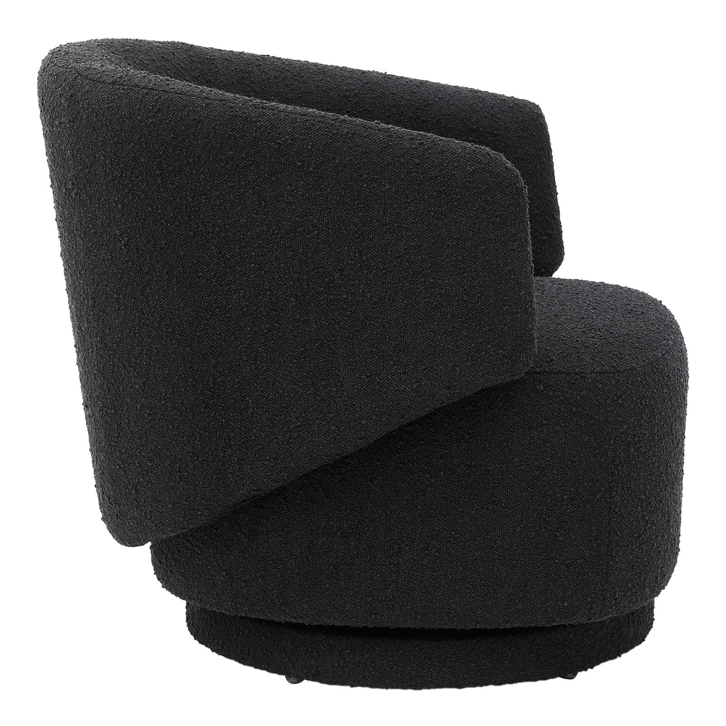 Riya Boucle Swivel Armchair