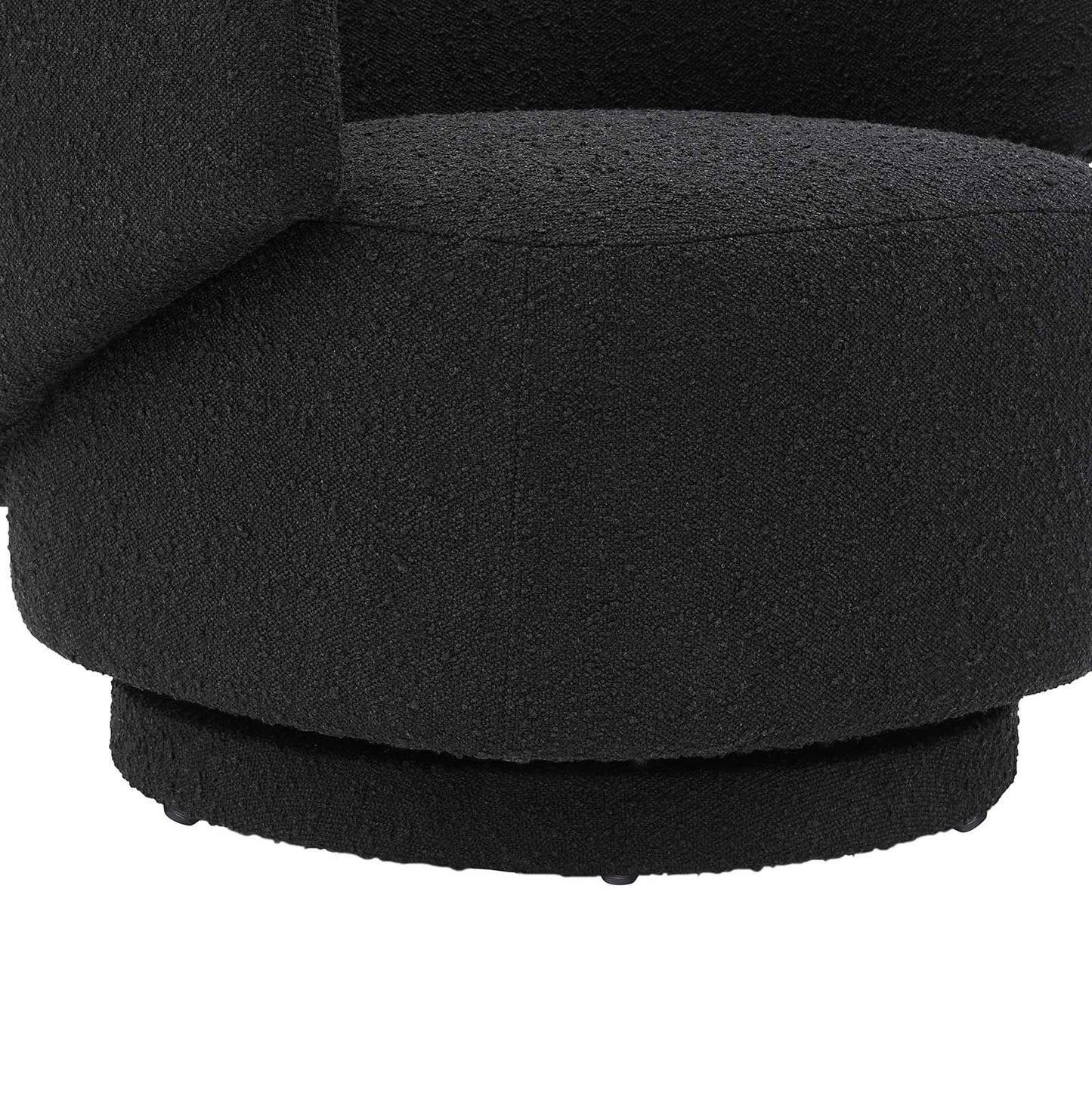 Riya Boucle Swivel Armchair