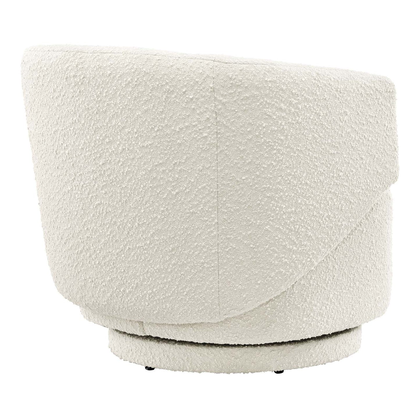 Riya Boucle Swivel Armchair