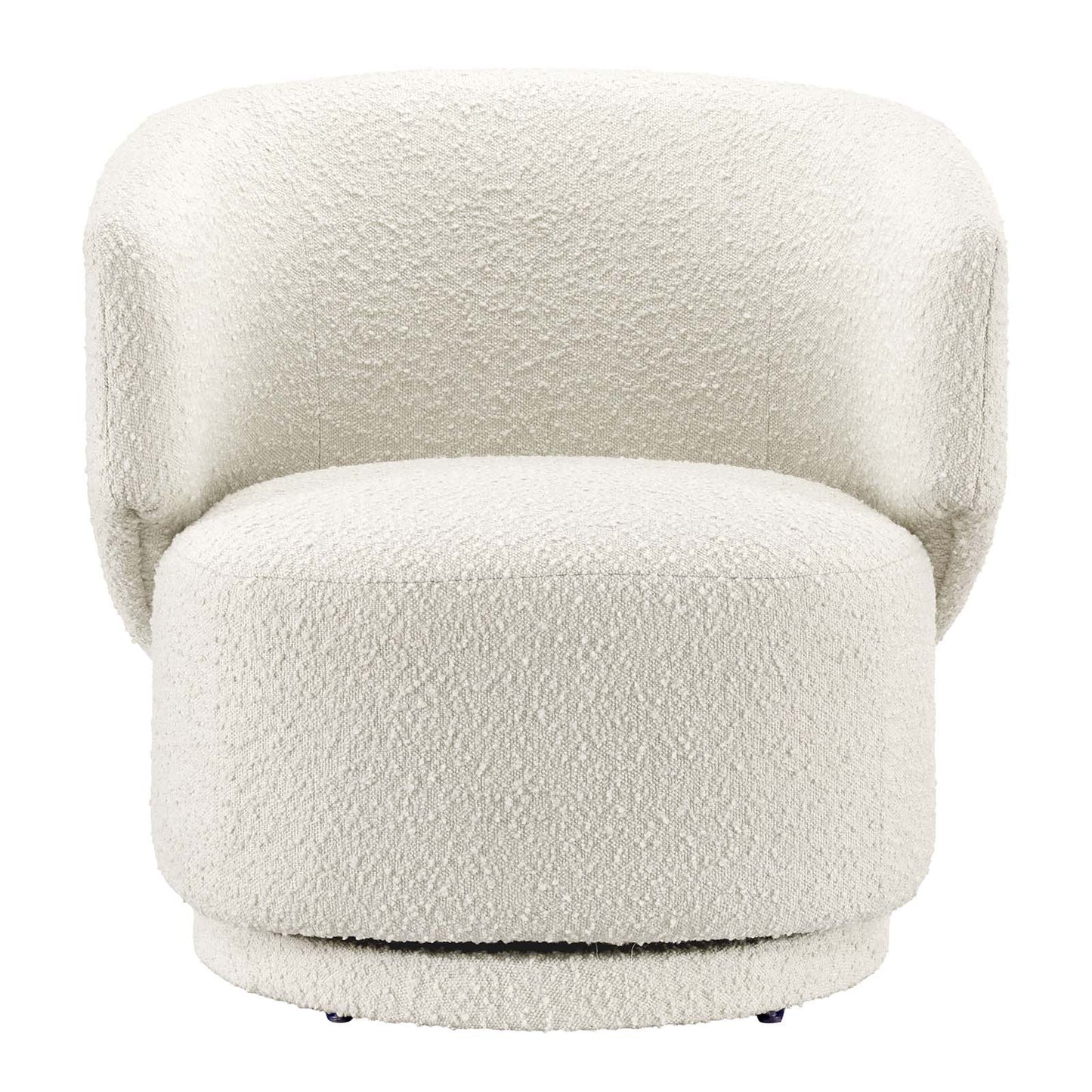 Riya Boucle Swivel Armchair