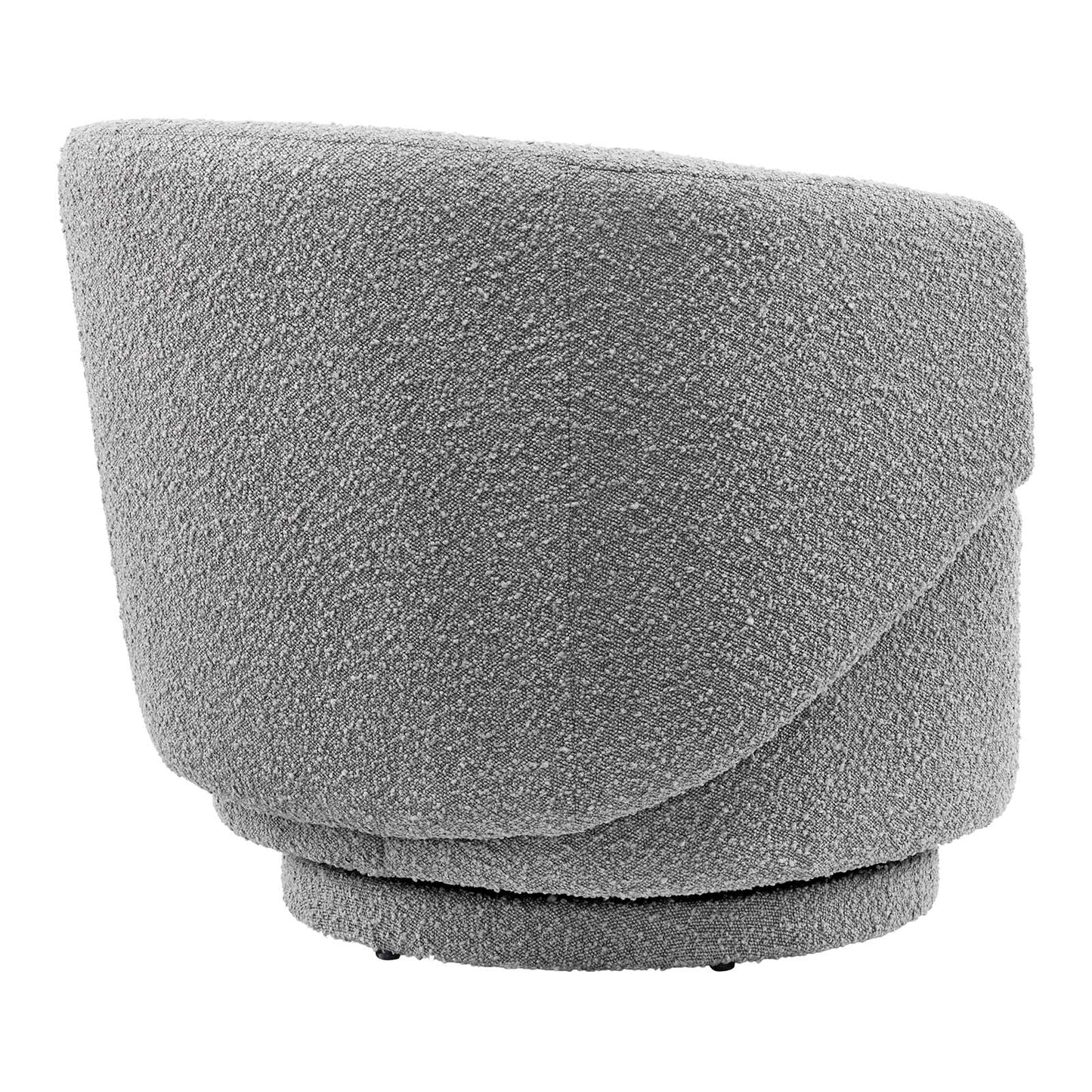 Riya Boucle Swivel Armchair