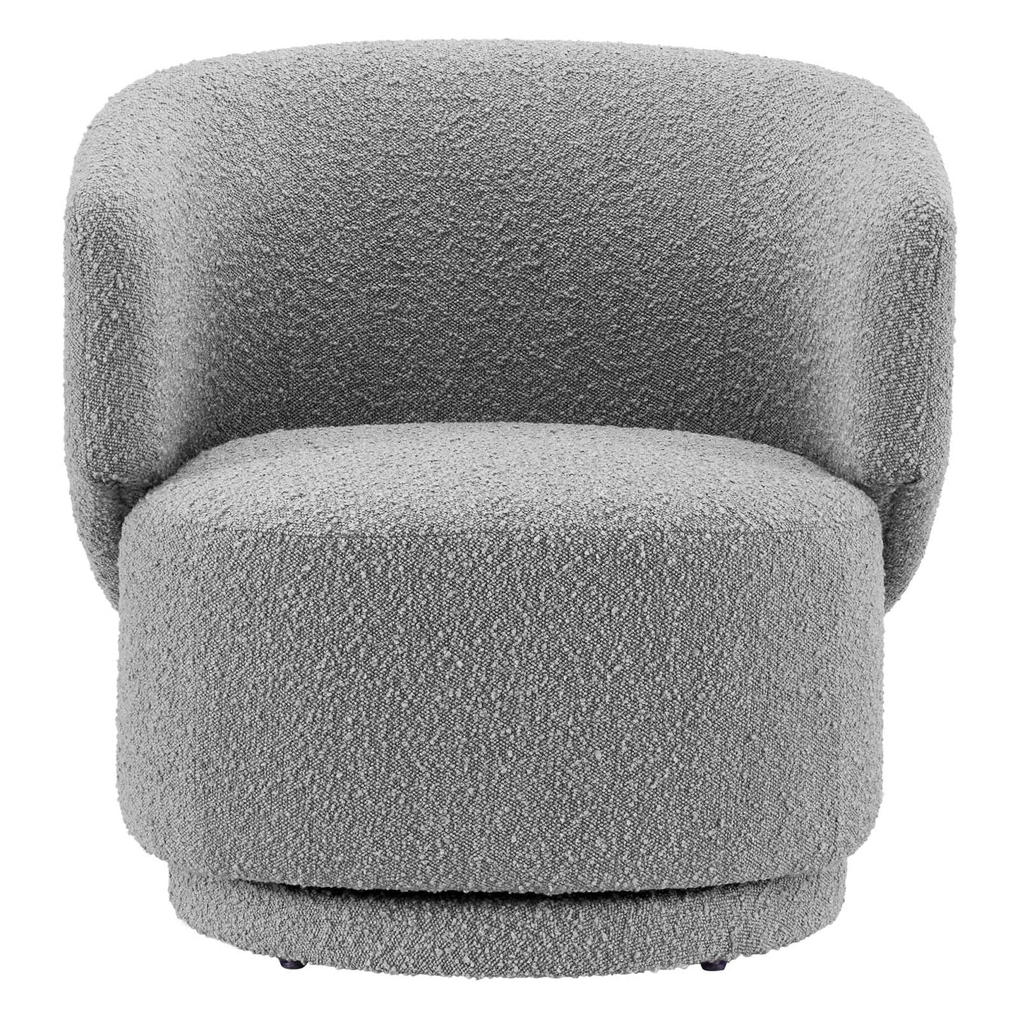 Riya Boucle Swivel Armchair