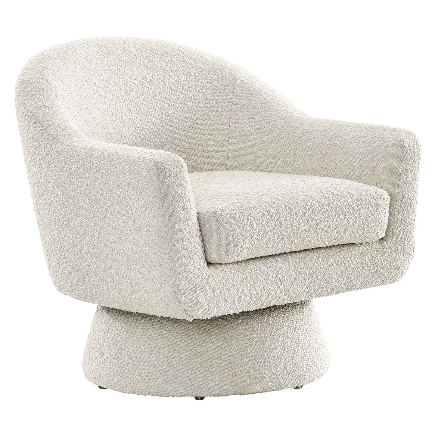 Esha Boucle Swivel Chair