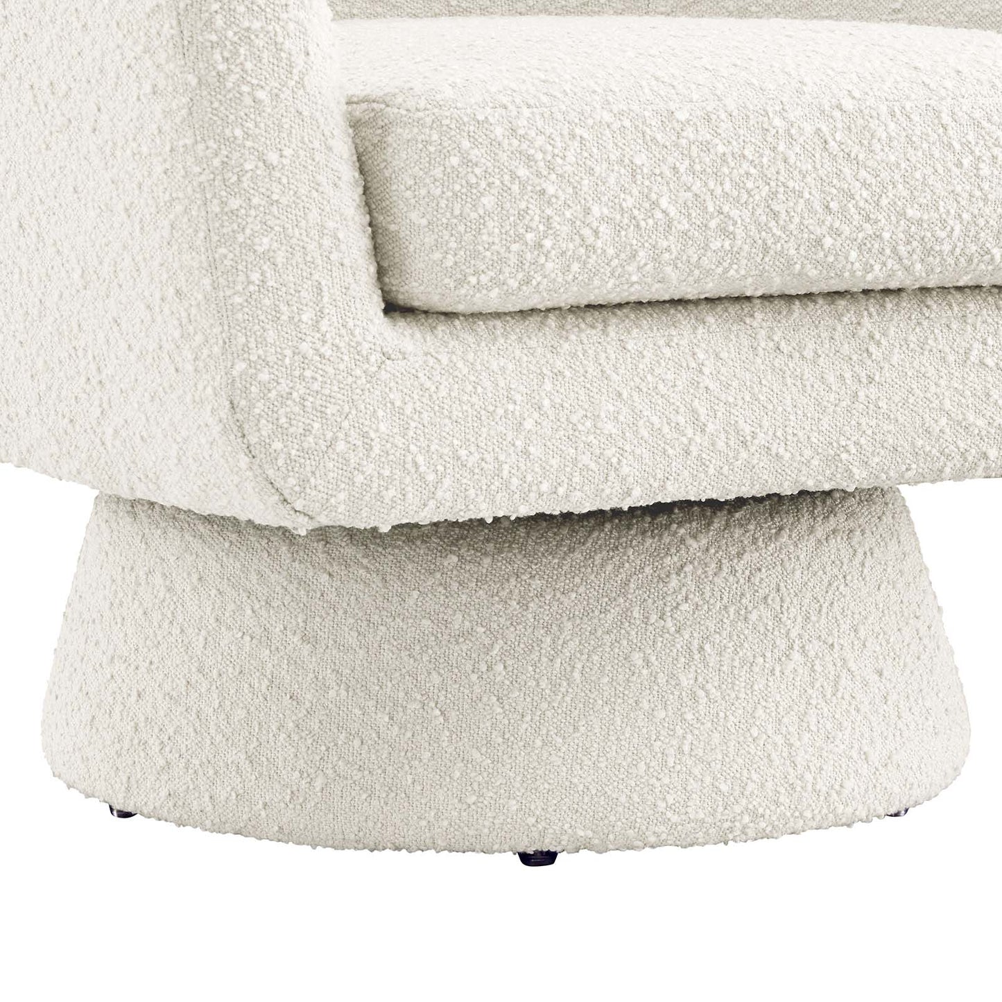 Esha Boucle Swivel Chair