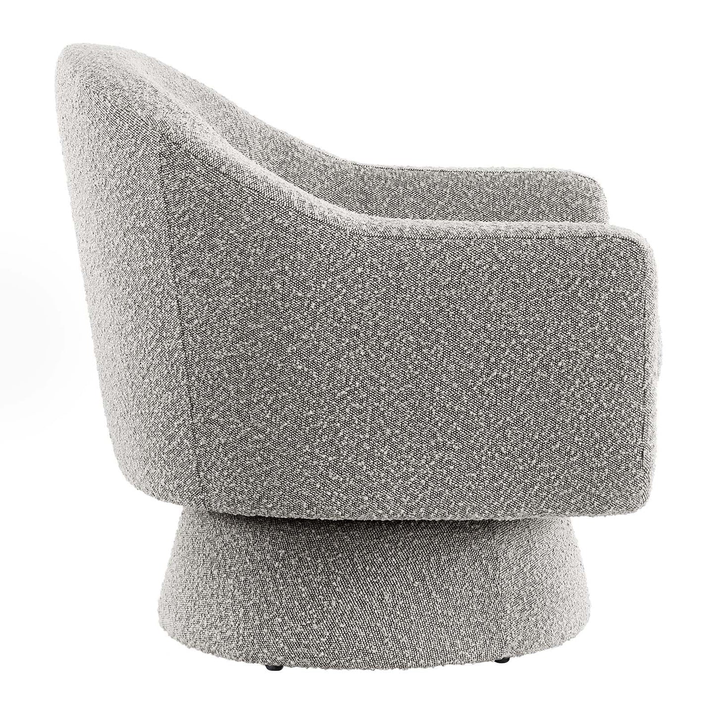 Esha Boucle Swivel Chair