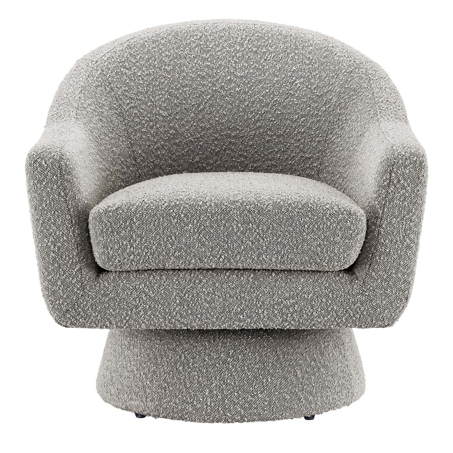 Esha Boucle Swivel Chair