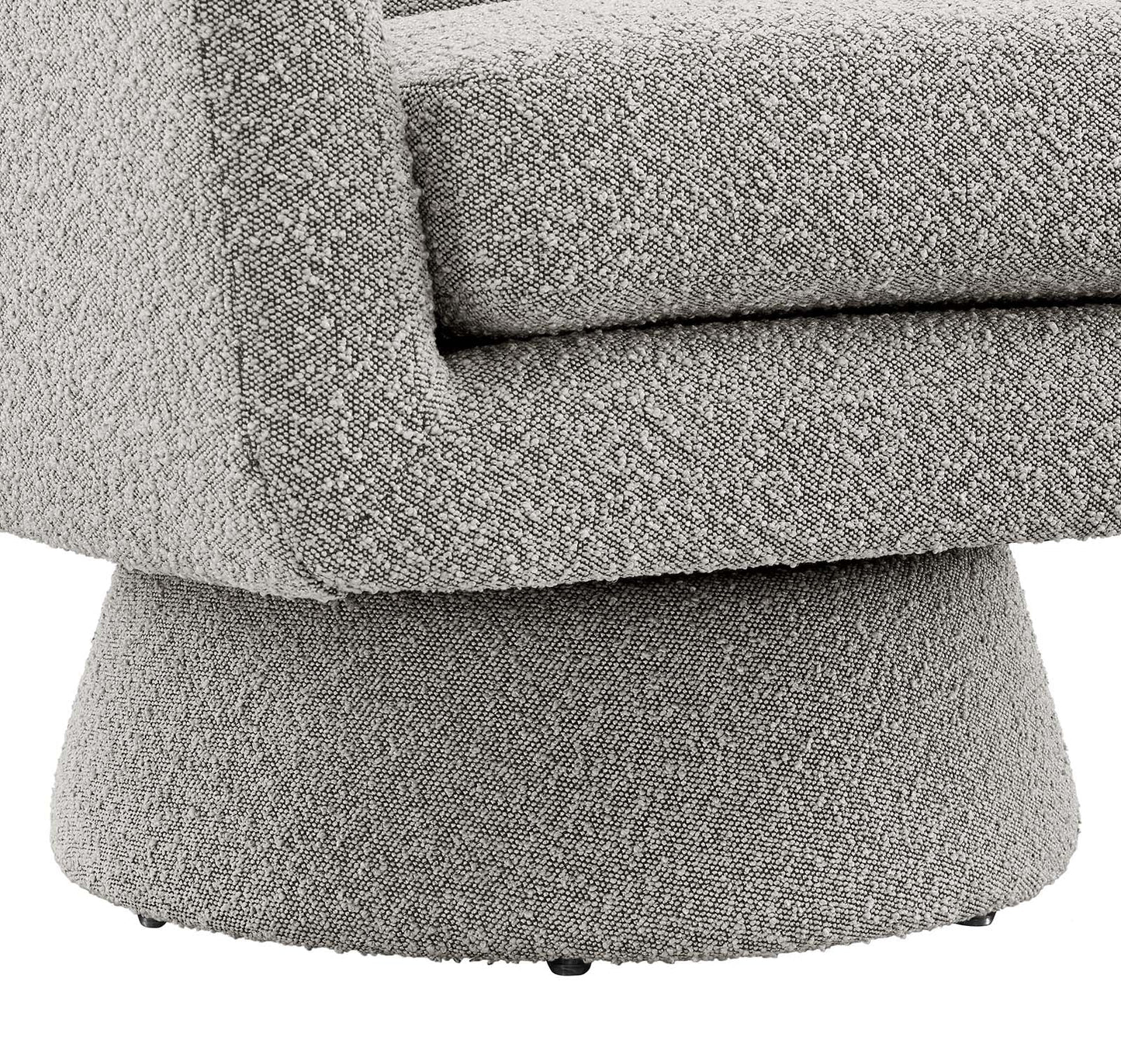 Esha Boucle Swivel Chair