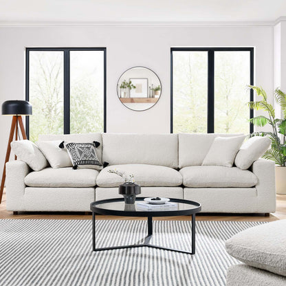 Tobi Overstuffed Boucle Sofa