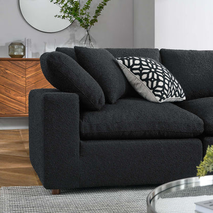 Tobi Overstuffed Boucle 5-Piece Sectional