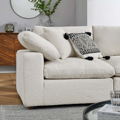 Tobi Overstuffed Boucle 5-Piece Sectional