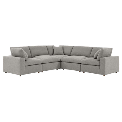 Tobi Overstuffed Boucle 5-Piece Sectional