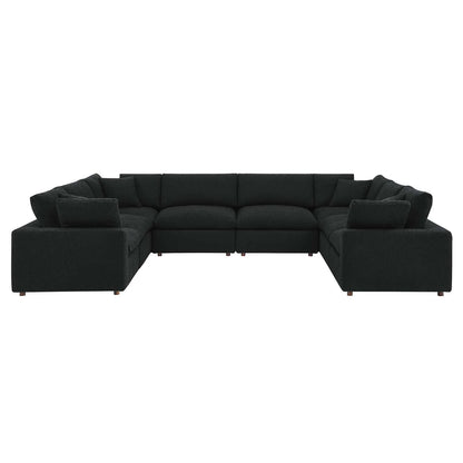 Tobi Overstuffed Boucle 8-Piece Sectional