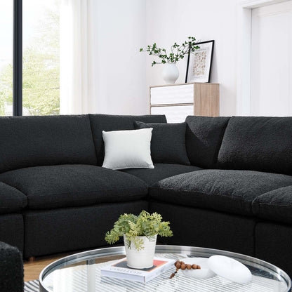 Tobi Overstuffed Boucle 8-Piece Sectional