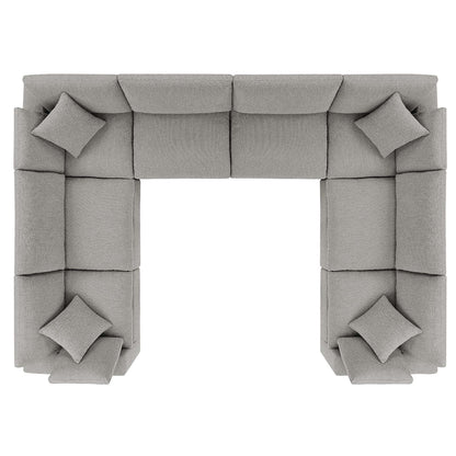 Tobi Overstuffed Boucle 8-Piece Sectional