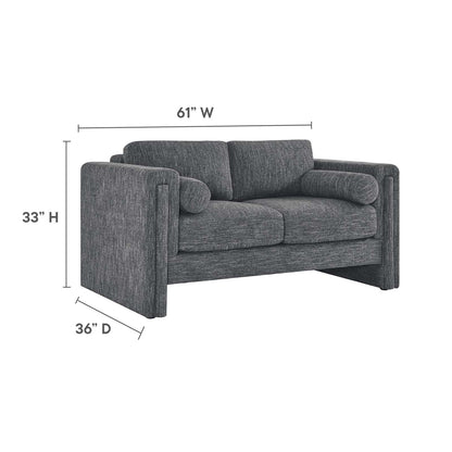 Taza Fabric Loveseat