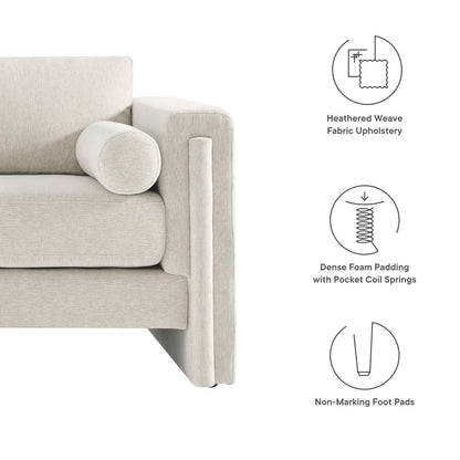 Taza Fabric Loveseat