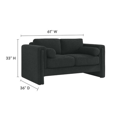 Taza Boucle Loveseat
