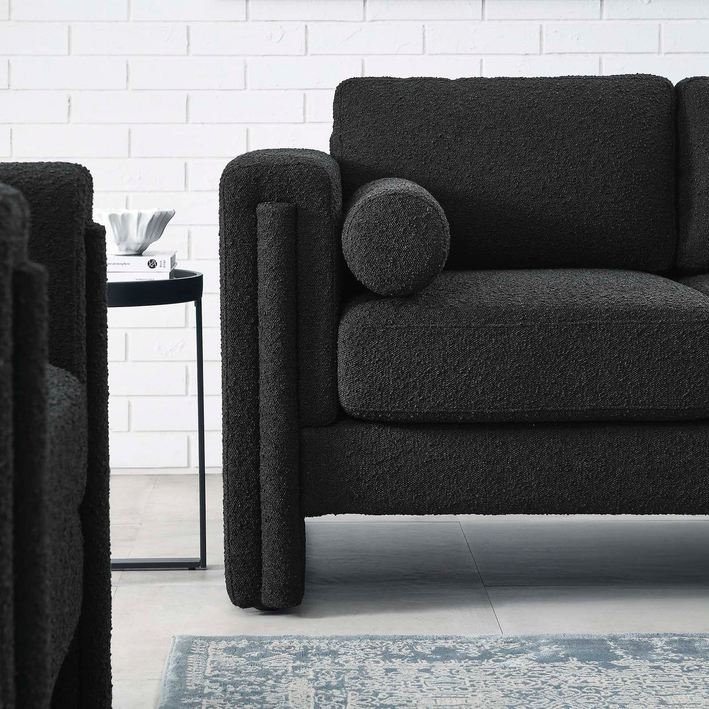 Ahana Boucle Loveseat