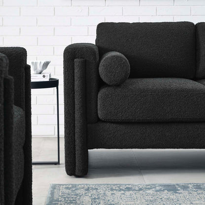 Taza Boucle Loveseat