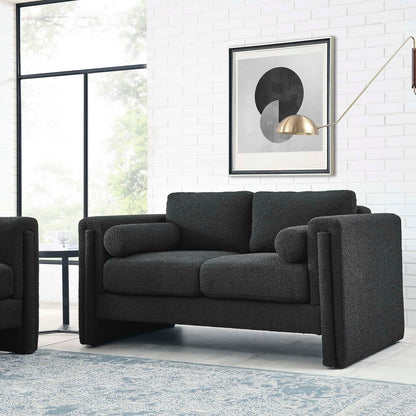 Taza Boucle Loveseat